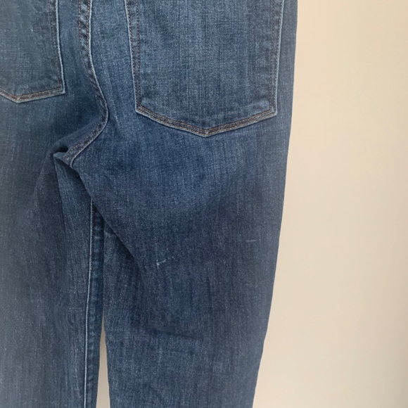 FRAME Denim - Le Nouveau Straight Cropped Jeans - Size 26 in Dawson (Dark Wash) - Picture 11 of 12